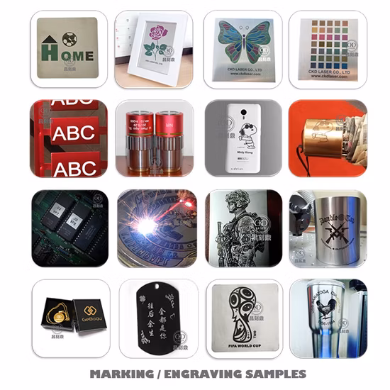 Mini macchinario chiuso per marcatura del logo laser con messa a fuoco automatica da 30 kg sulla tazza Yeti