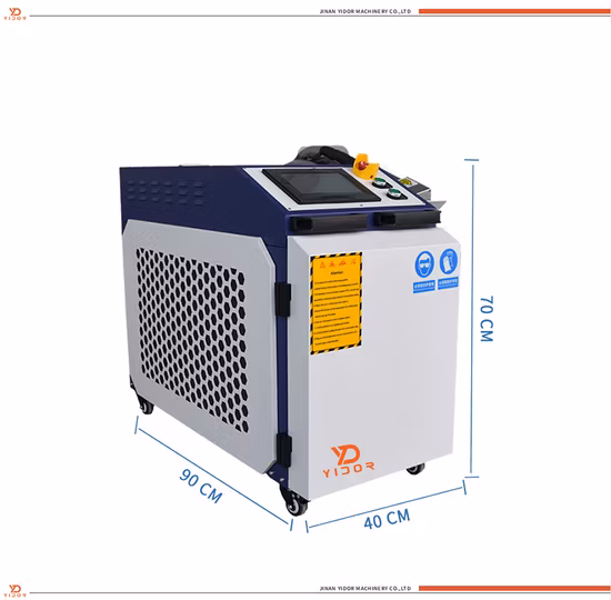 Rimozione della ruggine tenuta in mano della macchina continua di pulizia del laser a fibra 1000W 1500W 2000W