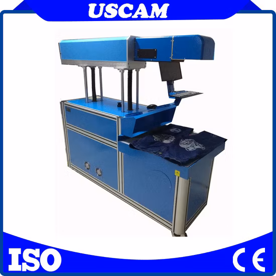 Macchina per marcatura laser a messa a fuoco dinamica CO2 di grande formato 400*400mm 600*600mm 800*800mm 3D 30W 80W 100W